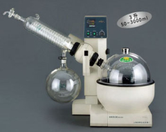 上海亞榮RE-3000C旋轉(zhuǎn)蒸發(fā)儀 旋轉(zhuǎn)蒸發(fā)器0.5-3升 臥式冷凝管